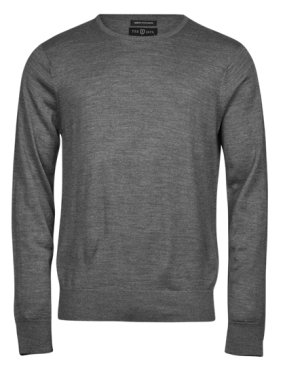 Unisex svetr (Tee Jays Mens Crew Neck Sweater) > šedá > 3XL