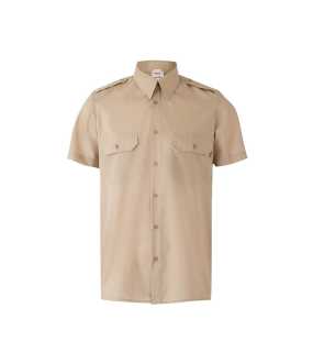 Pánská košile (VELILLA SS SHIRT) > béžová > XL