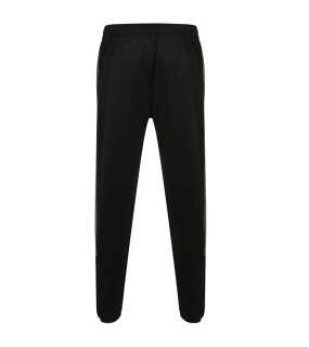 Unisex tepláky (Finden + Hales ADULT'S KNITTED TRACKSUIT PANTS)>černá/šedá (gunmetal)>S