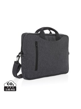 Taška na 15,4" notebook Laluka z recykl. bavlny AWARE™ > šedá (anthracit)