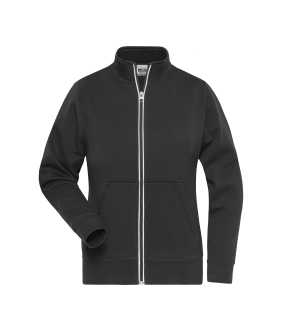 Dámská mikina (JN Ladies Doubleface Work Jacket SOLID)>černá>M