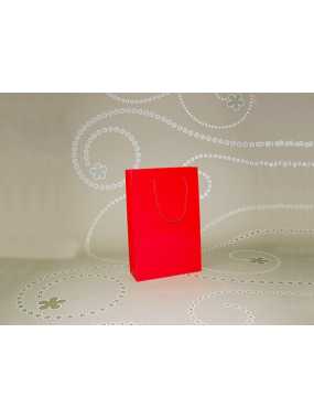 Papírová taška (LUXURY LINE) > červená > 22x10x27,5 cm
