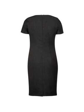 Dámské šaty (Kariban "SHORT SLEEVE DRESS")>šedá (anthracite heather)>38