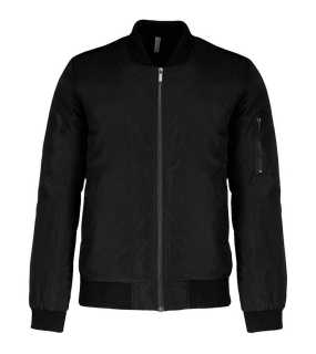 Pánská bunda (Kariban "MEN'S BOMBER JACKET")>černá>XL