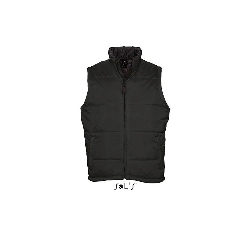 Unisex vesta (Sols WARM UNISEX Quilted bodywarmer)>černá>L