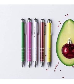 Dotykové kovové kuličkové pero > černá