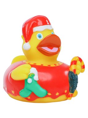 Kačenka do vany (MBW Squeaky duck x-mas) > vícebarevná