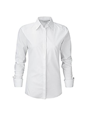 Dámská košile (RUSSELL L/S ULT STRETCH SHIRT/W)>bílá>XL