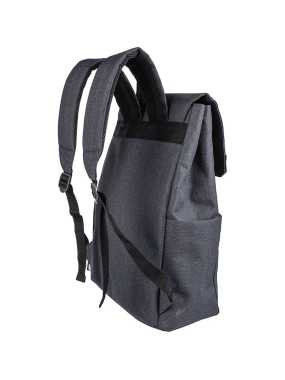 Batoh z polyesterového plátna Dennis > černá