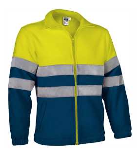 Pánská mikina (AIRPORT) > žlutá (neon) / modrá (orion navy) > 3XL