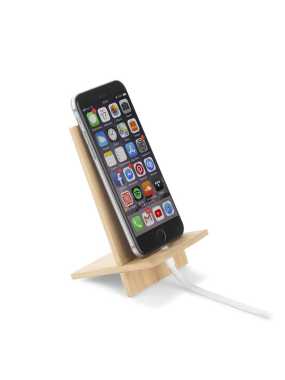 Bambusový držák na telefon > hnědá