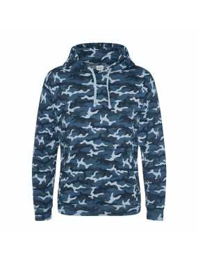 Pánská mikina (ALL WE DO IS CAMO HOODIE)>modrá (camo)>S