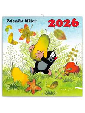Nástěnný kalendář (Krtko 2026) - 30 x 30 x 1 cm