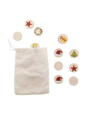 Vánoční pexeso > přírodní