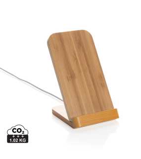 Bezdrátově nabíjecí stojánek 5W z FSC bambusu > hnědá