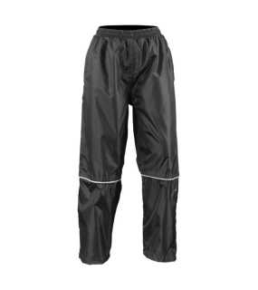 Unisex kalhoty (RESULT WATERPROOF PRO-COACH TROUSERS)>černá>S/M