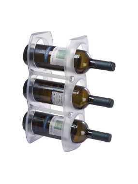 Plastový stojan na víno > bílá