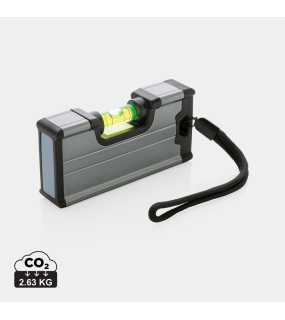 Kapesní pravítko s vodováhou a magnetem > šedá