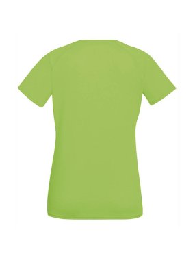 Dámské tričko (FRUIT OF THE LOOM New Lady-Fit Performance T)>zelená (lime)>2XL