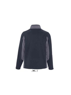 Pánská mikina(SOLS NORDIC MENS BICOLOR ZIPPED FLEECE JACKET)>modrá (navy)>S