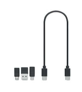 Sada kabelů 3v1 > hnědá (wood)