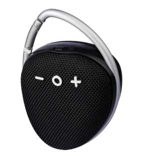 Outdoorový reproduktor s karabinou > černá