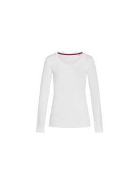 Dámské tričko (Claire Long Sleeve STEDMAN)>bílá>XL