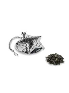 Čajítko hvězdička> stříbrná (matná)