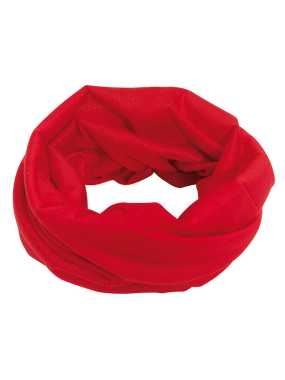 Trubicová šála> červená