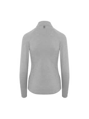 Dámské triko (Just Cool WOMEN'S COOL FLEX 1/2 ZIP TOP) > šedá (silver) > M