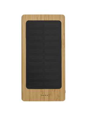 Bambusová solární power bank nabíječka > bambus