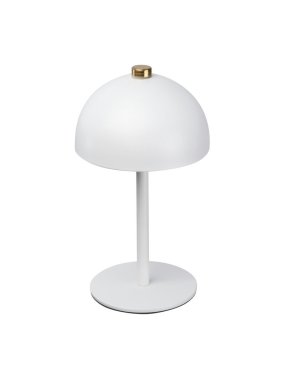 Stolní lampa z nerezové oceli > bílá