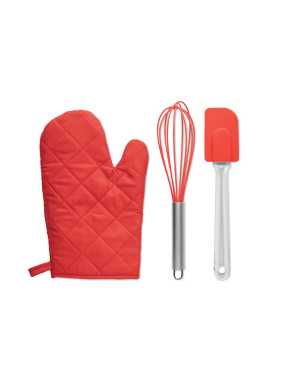 Kuchyňská sada na pečení > červená