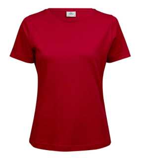 Dámské triko (Tee Jays Womens Interlock Tee) > červená > L