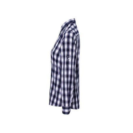 Dámská košile(PREMIER "Mulligan" CHECK - LADIES COTTON LS SHIRT)>bílá/modrá(navy)>XL