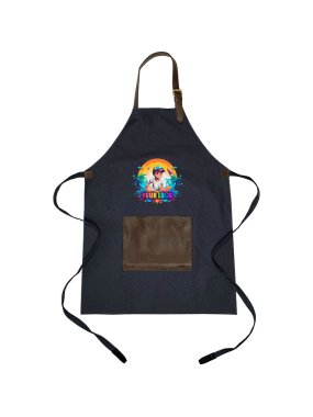 Plátěná zástěra 450 g/m2 > modrá