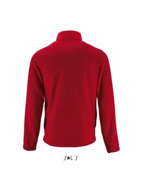 Pánská mikina (SOL'S NORMAN - MEN'S PLAIN FLEECE JACKET)>červená>XL