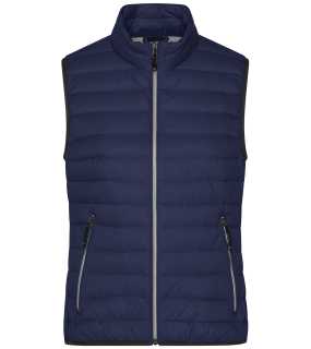 Dámská vesta(JN Ladies Down Vest)>modrá (navy) / stříbrná>M