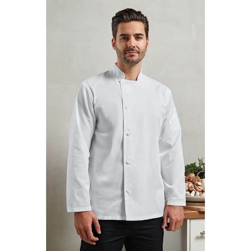 Kuchařská bunda (Premier 'ESSENTIAL' LONG SLEEVE CHEF'S JACKET) > černá > L
