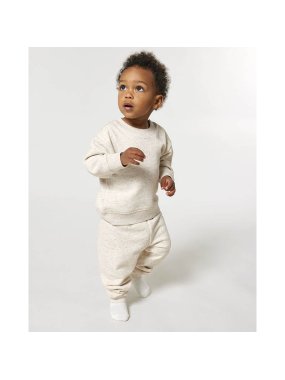 Dětské kalhoty (STANLEY/STELLA Baby Tumbler) > bílá (eco heather) > 24/36M