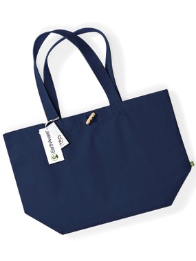Nákupní taška z bavlny (WM EarthAware Organic Marina Bag) > modrá (french navy)
