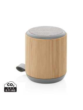 Bambusový bezdrátový reproduktor 3W > hnědá