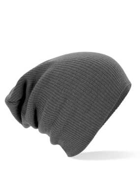 Unisex čepice (Beechfield Slouch Beanie) > šedá (smoke)