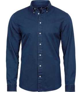 Unisex košile (Tee Jays Mens Casual Twill Shirt) > modrá (indigo) > 2XL