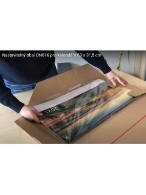 Lepenkový obal na kalendář () - 71 x 40 cm