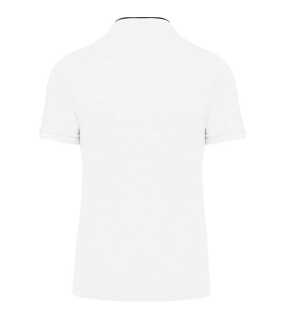 Pánská polokošile(Kariban MEN'S SHORT SLEEVE POLO SHIRT WITH COLLAR)>bílá/modrá(navy)>L