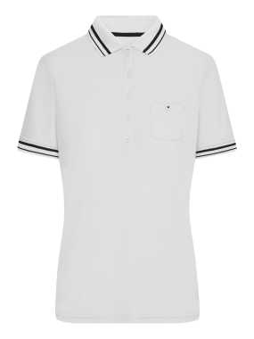 Dámská polokošile (J&N LADIES' POLO)>bílá / černá>S
