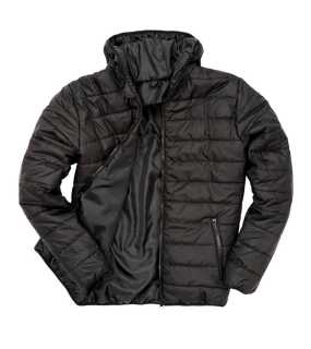 Pánská bunda(RESULT SOFT PADDED JACKET)>černá>XL