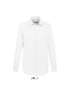 Pánská košile (SOL'S BOSTON FIT - LONG SLEEVE OXFORD SHIRT) > bílá > L