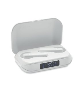 Sluchátka TWS z ABS > bílá